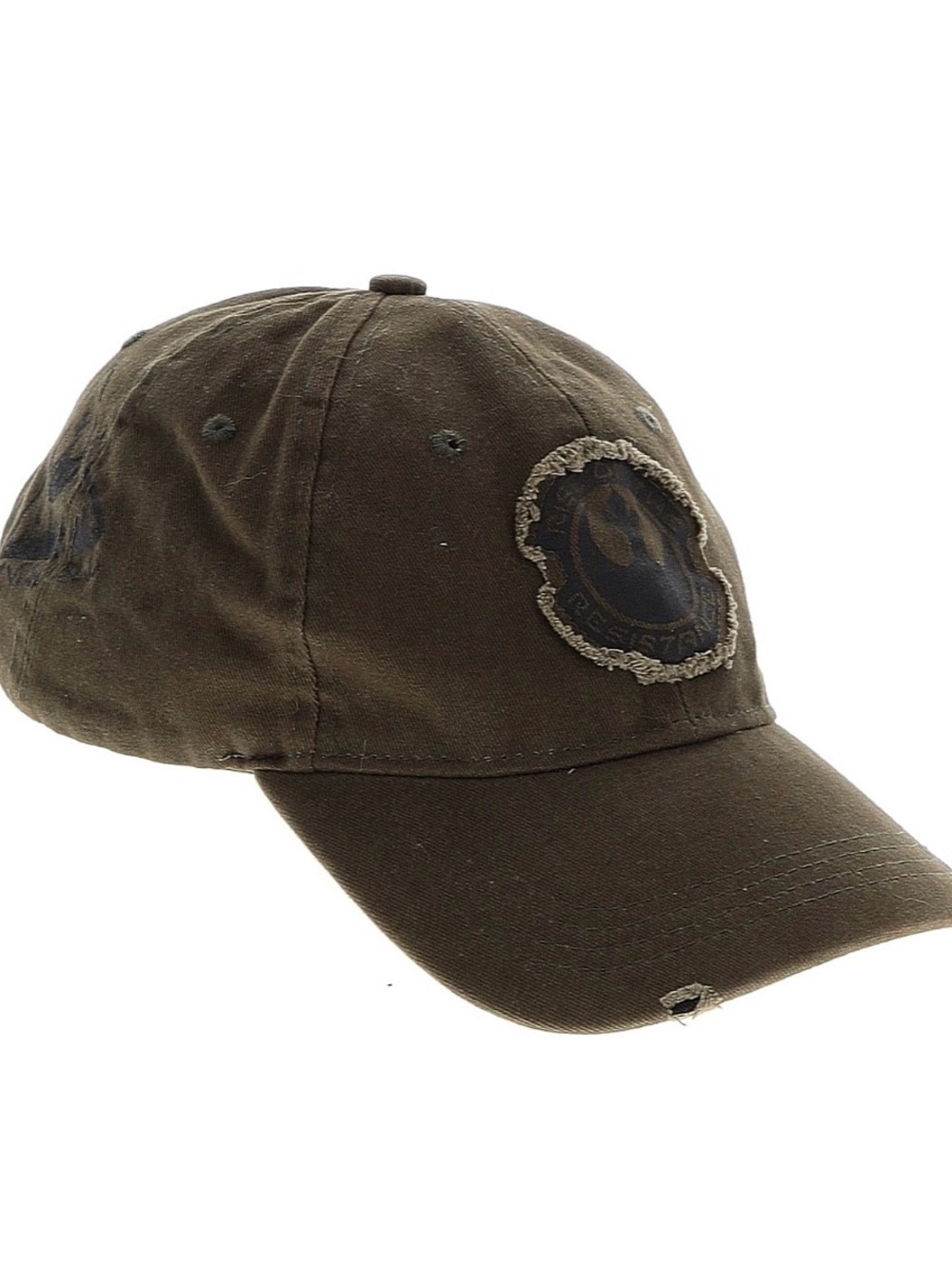 Star Wars Resistance Distressed Olive Cap with Frayed Emblem
